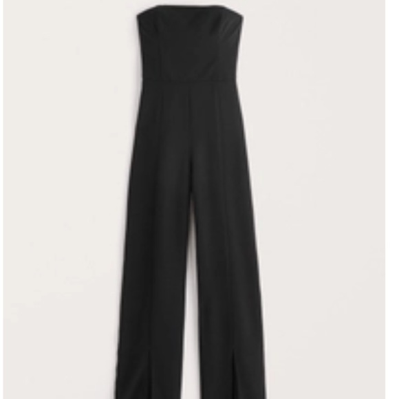 Abercrombie & Fitch Pants - Abercrombie Black Strapless Jumpsuit